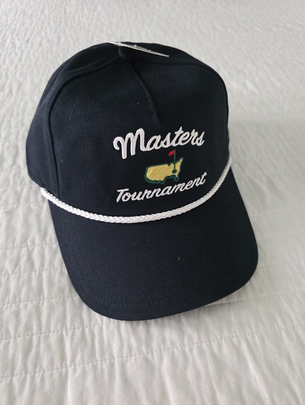 NWT Masters Tournament Golf American Needle Navy Rope-Trim Baseball Cap